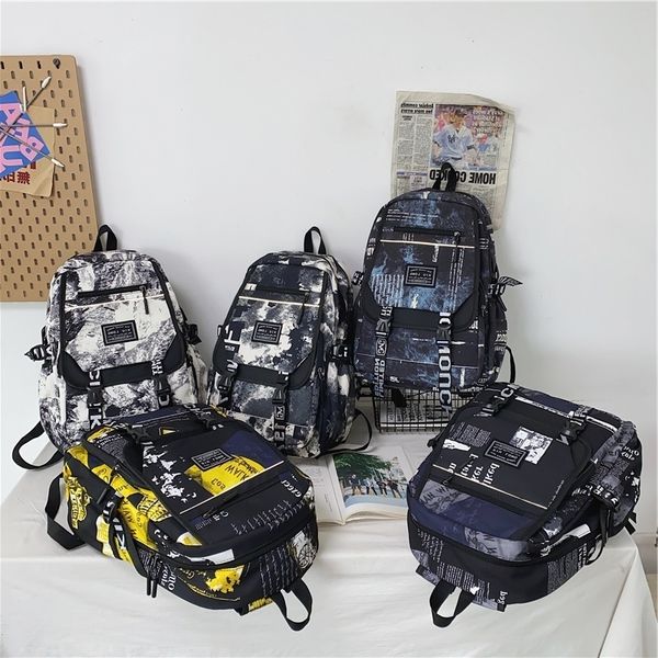 new college student backpack korean harajuku large capacity graffiti schoolbag men's outdoor travel computer backpack
new college student backpack korean harajuku large capacity graffiti schoolbag men's outdoor travel computer backpack