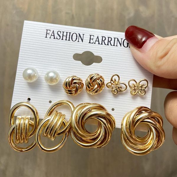 hoop & huggie wholesale pearl earrings set for women geometric gold metal circle brincos trendy jewelry, Golden;silver
hoop & huggie wholesale pearl earrings set for women geometric gold metal circle brincos trendy jewelry, Golden;silver