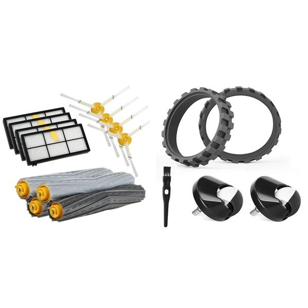 vacuum cleaners main brush side filter & replace tires for 500,600,700,800,900 series vacuum(2 wheel tires+2 wheel)
vacuum cleaners main brush side filter & replace tires for 500,600,700,800,900 series vacuum(2 wheel tires+2 wheel)