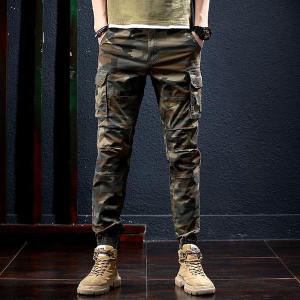 men's jeans autumn street fashion designer men big pocket casual cargo pants overalls military camouflage hip hop joggers trousers, Blue
men's jeans autumn street fashion designer men big pocket casual cargo pants overalls military camouflage hip hop joggers trousers, Blue