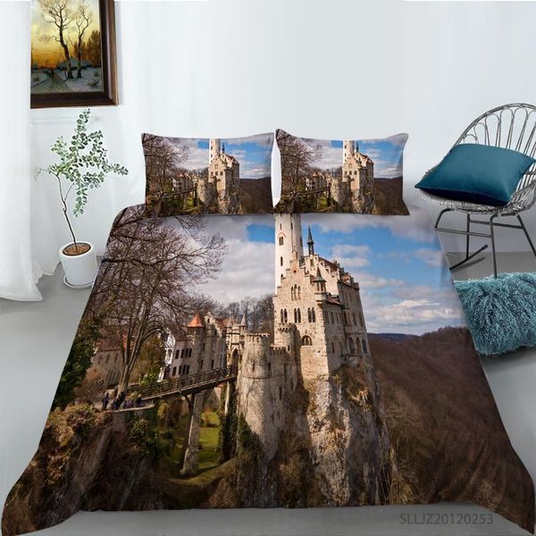 bedding sets castle on the hill printing set duvet cover with pillowcases king full sizes home decor 2/3pcs
bedding sets castle on the hill printing set duvet cover with pillowcases king full sizes home decor 2/3pcs