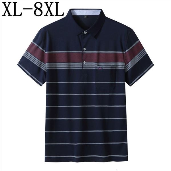 8xl 7xl 6xl summer striped men polos shirt comfortable breathable shirts with pockets casual camisa masculina, White;black
8xl 7xl 6xl summer striped men polos shirt comfortable breathable shirts with pockets casual camisa masculina, White;black