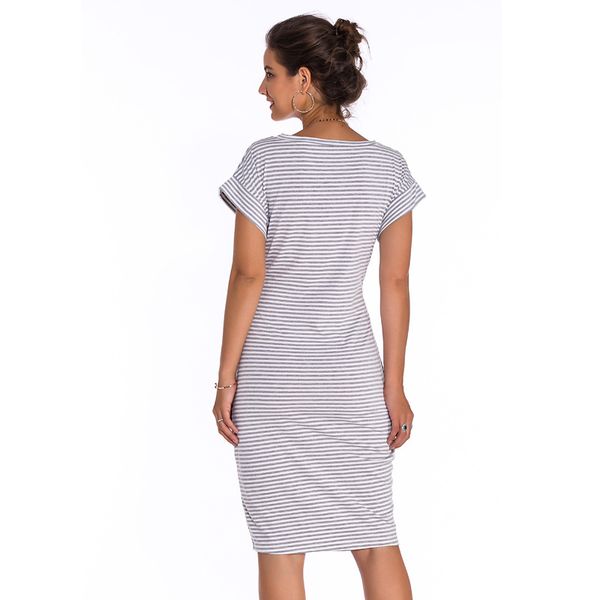 factoryrrwa waist short 2020 neck new sleeve striped round bow knitted dress, White;black
factoryrrwa waist short 2020 neck new sleeve striped round bow knitted dress, White;black