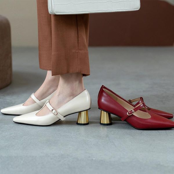 women shoes natural leather pumps 22-24.5cm cowhide small square head metal heel sheepskin insole hollow mary jane dress, Black
women shoes natural leather pumps 22-24.5cm cowhide small square head metal heel sheepskin insole hollow mary jane dress, Black