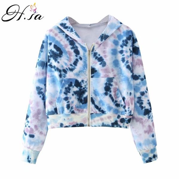 hsa women hoodies sweatshirts casual tie-dye long sleeve zipper pocket hooded sweatshirt coat outswear 210430, White
hsa women hoodies sweatshirts casual tie-dye long sleeve zipper pocket hooded sweatshirt coat outswear 210430, White