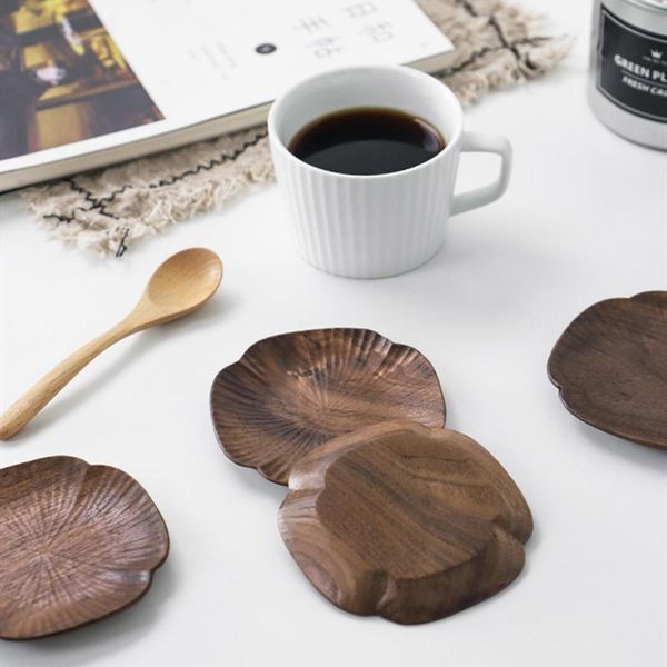 mats & pads cup pad flower shape black walnut wood coasters heat resistant drink wooden mat home table tea coffee
mats & pads cup pad flower shape black walnut wood coasters heat resistant drink wooden mat home table tea coffee