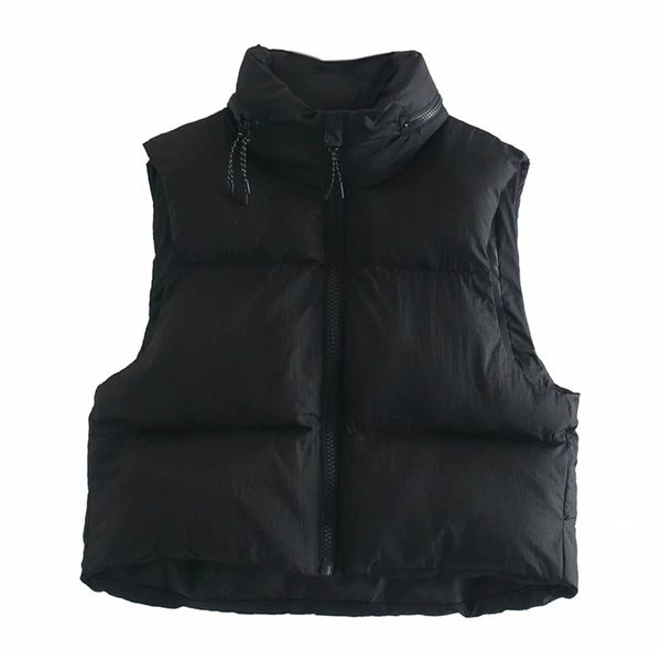 merodi women autumn casual za black loose vest chic lady fashion sleeveless high collar coat overisize female zipper warm parkas 210910, Black;white
merodi women autumn casual za black loose vest chic lady fashion sleeveless high collar coat overisize female zipper warm parkas 210910, Black;white