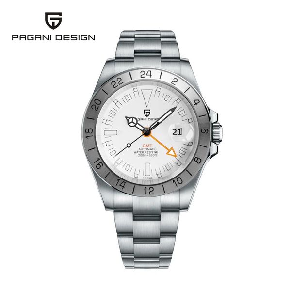 wristwatches 2021 pagani design men's automatic mechanical watch 42mm gmt sports 200m waterproof stainless steel reloj hombre, Slivery;brown
wristwatches 2021 pagani design men's automatic mechanical watch 42mm gmt sports 200m waterproof stainless steel reloj hombre, Slivery;brown