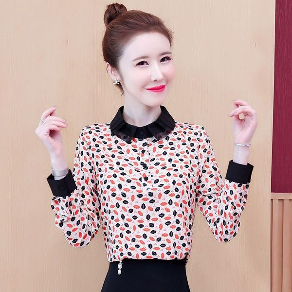 women's blouses & shirts 2021 spring and autumn style western floral shirt long-sleeved chiffon temperament casual women, White
women's blouses & shirts 2021 spring and autumn style western floral shirt long-sleeved chiffon temperament casual women, White