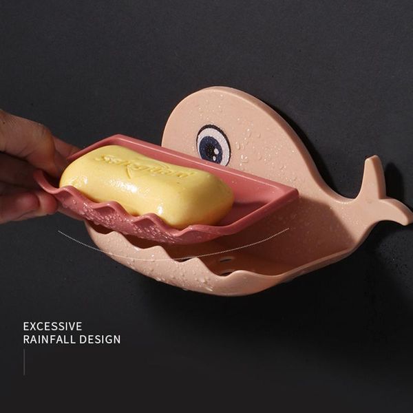 soap dishes creative non-perforated double drain holder bathroom accessories wall-mounted box rack pp material cartoon whale
soap dishes creative non-perforated double drain holder bathroom accessories wall-mounted box rack pp material cartoon whale