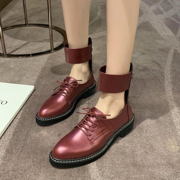 boots rimocy fashion solid color patent leather women pointed toe school woman ankle strappy back zipper rivet botas mujer, Black
boots rimocy fashion solid color patent leather women pointed toe school woman ankle strappy back zipper rivet botas mujer, Black