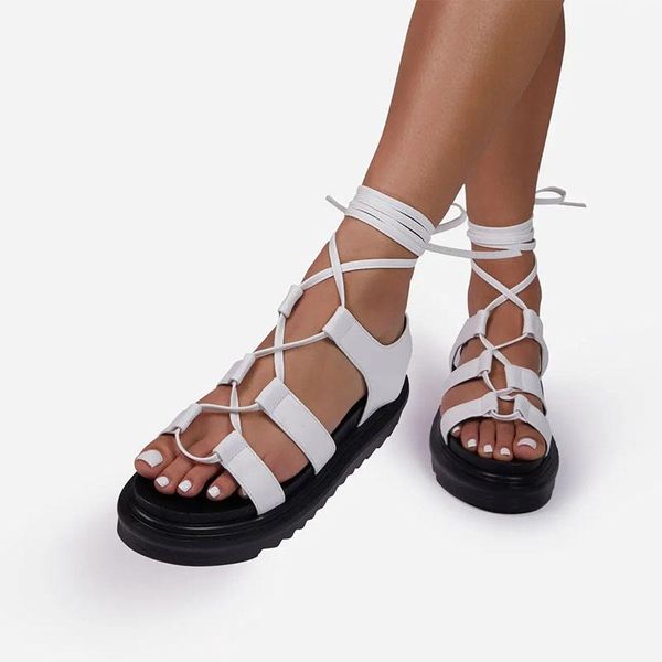 sandals 2021 summer western style fashion thick bottom round head cross bandage oversize solid color casual, Black
sandals 2021 summer western style fashion thick bottom round head cross bandage oversize solid color casual, Black