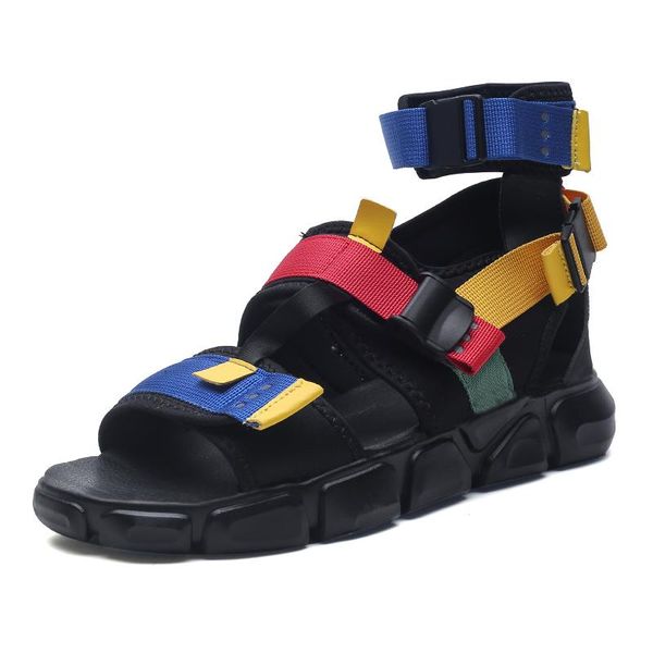 sandals 2021 men shoes summer high fashion male gladiator outdoor casual sandales homme slides, Black
sandals 2021 men shoes summer high fashion male gladiator outdoor casual sandales homme slides, Black