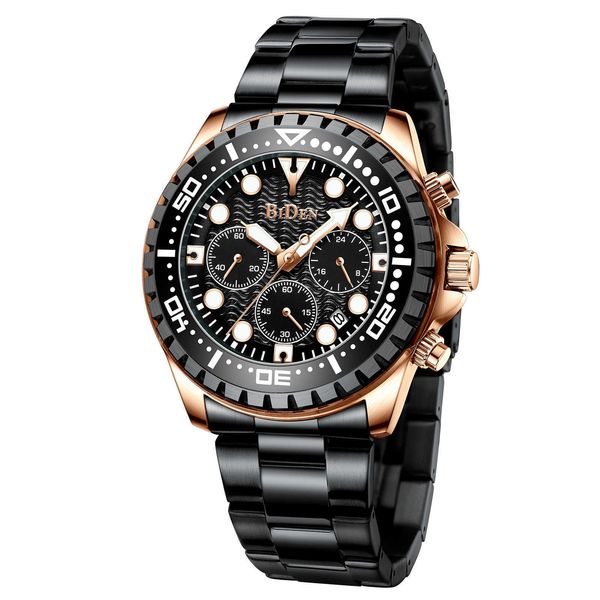 biden new waterproof men's watches quartz steel watch wristwatch multifunctional fashion explosion-proof waterproof machine, Slivery;brown
biden new waterproof men's watches quartz steel watch wristwatch multifunctional fashion explosion-proof waterproof machine, Slivery;brown