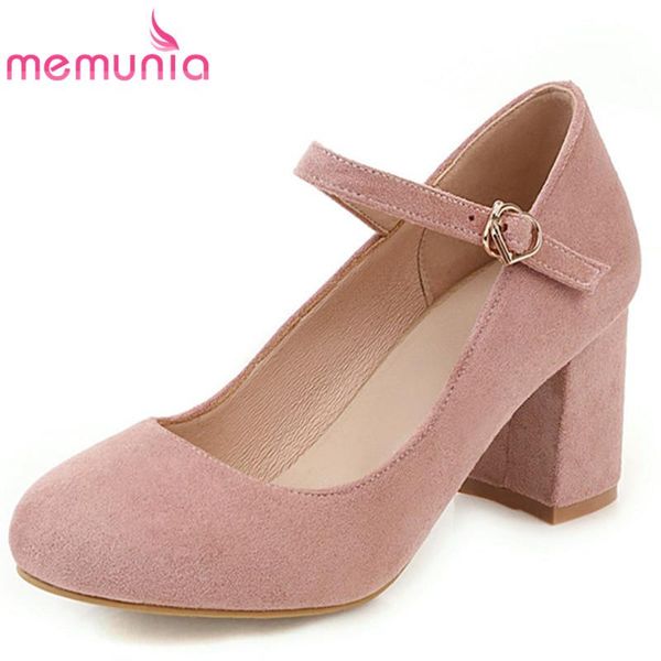 dress shoes memunia 2021 spring summer single women pumps arrival buckle round toe fashion party woman square high heels, Black
dress shoes memunia 2021 spring summer single women pumps arrival buckle round toe fashion party woman square high heels, Black