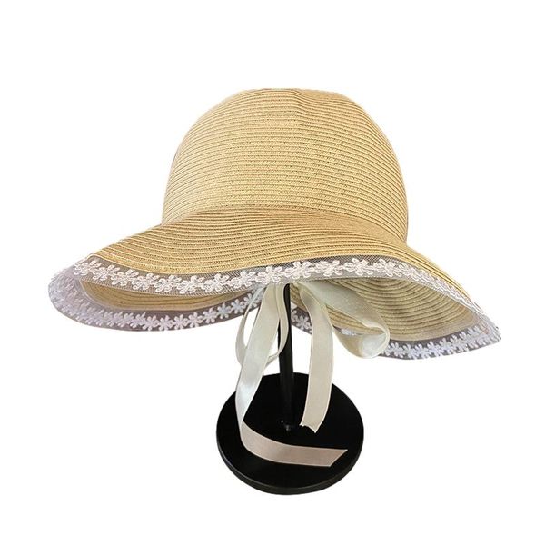 wide brim hats summer lace woven sun for women girls japanese brimmed straw hat outdoor beach vacation travel uv protection visor cap, Blue;gray
wide brim hats summer lace woven sun for women girls japanese brimmed straw hat outdoor beach vacation travel uv protection visor cap, Blue;gray