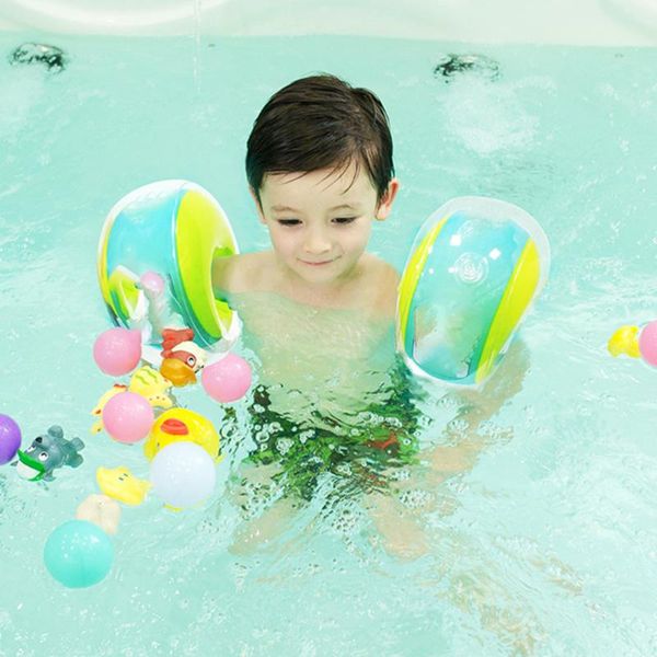 life vest & buoy 1 pair arm floaties kids roll inflatable swim bands floater sleeves swimming ring armlets for children (blue, suitable fo
life vest & buoy 1 pair arm floaties kids roll inflatable swim bands floater sleeves swimming ring armlets for children (blue, suitable fo