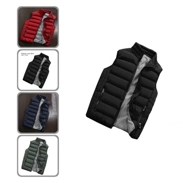 men' tank winter waistcoat stylish business sleeveless wear resistant men vest coat for outdoor, White;black
men' tank winter waistcoat stylish business sleeveless wear resistant men vest coat for outdoor, White;black
