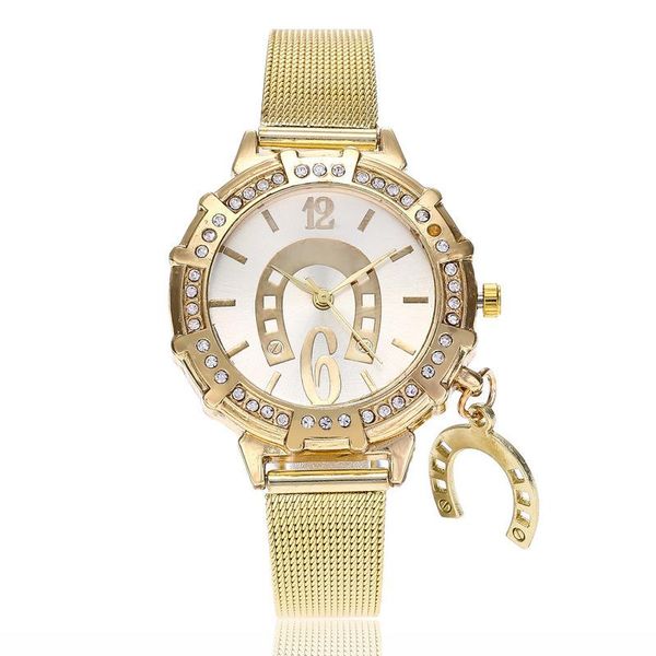 real rushed cross border fashion women's gold net belt watch pendant student wholesale wristwatches, Slivery;brown
real rushed cross border fashion women's gold net belt watch pendant student wholesale wristwatches, Slivery;brown