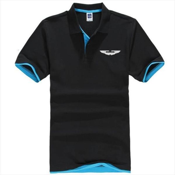man woman summer men polos short sleeve aston martin shirt double colours cotton shirts, White;black
man woman summer men polos short sleeve aston martin shirt double colours cotton shirts, White;black