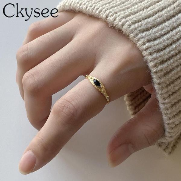 cluster rings ckysee black demon eye 925-sterling -silver adjustable opened ring for woman fashion charms jewelry gift, Golden;silver
cluster rings ckysee black demon eye 925-sterling -silver adjustable opened ring for woman fashion charms jewelry gift, Golden;silver