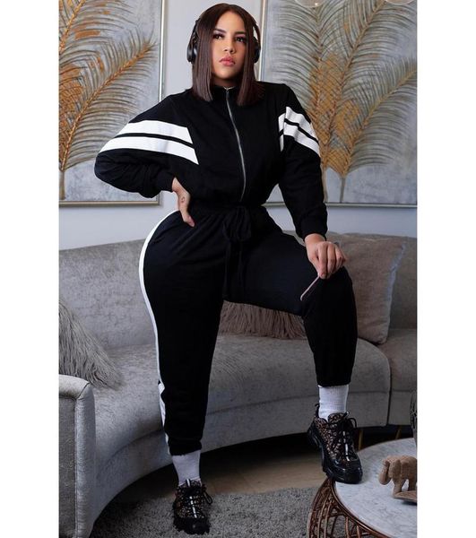 plus-size 2021 women fashion casual movement style jumpsuits long sleeve lapel striped zipper pants women's & rompers, Black;white
plus-size 2021 women fashion casual movement style jumpsuits long sleeve lapel striped zipper pants women's & rompers, Black;white