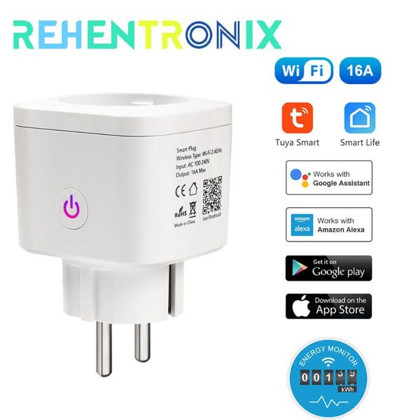 tuya smart wifi eu plug 16a 220apower monitor timing function smartlife app control works with alexa google assistant power plugs
tuya smart wifi eu plug 16a 220apower monitor timing function smartlife app control works with alexa google assistant power plugs