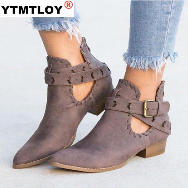 boots autumn women bcukle strap ankle suede short zip sewing pointed toe ladies chunky heels female shoes plus size, Black
boots autumn women bcukle strap ankle suede short zip sewing pointed toe ladies chunky heels female shoes plus size, Black
