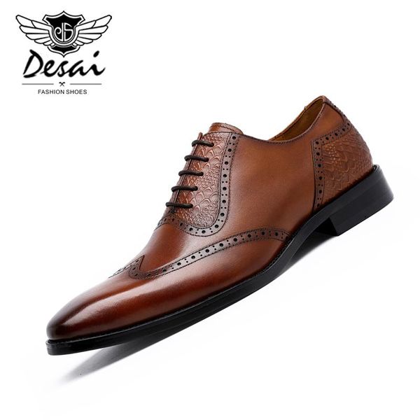 dress shoes desai 2021 formal leather men business casual men's genuine bullock shoe, Black
dress shoes desai 2021 formal leather men business casual men's genuine bullock shoe, Black