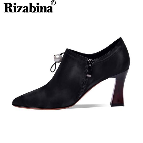 dress shoes rizabina spring women pumps fashion pearls deep mouth simple side zipper pointed head casual footwear size 34-39, Black
dress shoes rizabina spring women pumps fashion pearls deep mouth simple side zipper pointed head casual footwear size 34-39, Black