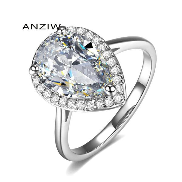 cluster rings anziw teardrop pear cut 4 s 925 sterling silver women engagement bridal ring wedding anniversary jewelry gifts, Golden;silver
cluster rings anziw teardrop pear cut 4 s 925 sterling silver women engagement bridal ring wedding anniversary jewelry gifts, Golden;silver