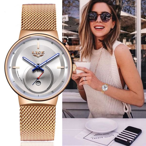 reloj mujer 2020 lige women rose gold watches laides dress business fashion casual waterproof quartz clock calendar wristwatch
reloj mujer 2020 lige women rose gold watches laides dress business fashion casual waterproof quartz clock calendar wristwatch