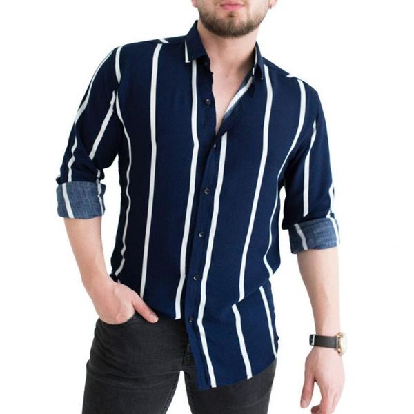 men's casual shirts trendy striped print men slim shirt skin-friendly turn-down collar long sleeve buttons closure business male clothi, White;black
men's casual shirts trendy striped print men slim shirt skin-friendly turn-down collar long sleeve buttons closure business male clothi, White;black