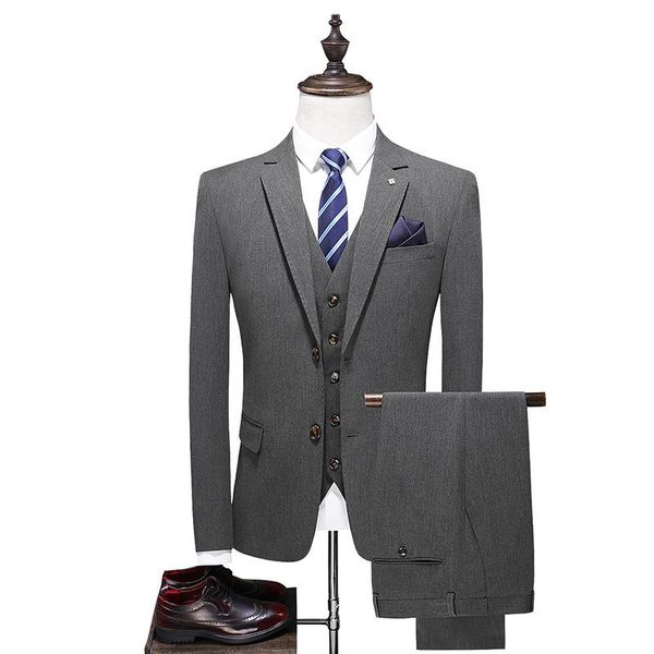 men's suits & blazers 2021 business groom wear tuxedos 3-piece wedding slim fit groomsmen man suit for men (jacket+pant +vest), White;black
men's suits & blazers 2021 business groom wear tuxedos 3-piece wedding slim fit groomsmen man suit for men (jacket+pant +vest), White;black