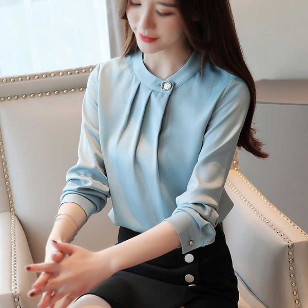 fashion silk women blouses office lady stand shirts plus size s and ol blusas femininas elegante 210531, White
fashion silk women blouses office lady stand shirts plus size s and ol blusas femininas elegante 210531, White