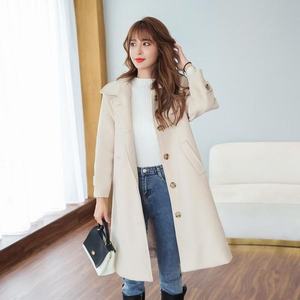 women's wool & blends jacket for autumn and winter 2021 korean style coat in the long section was thin woolen women, Black
women's wool & blends jacket for autumn and winter 2021 korean style coat in the long section was thin woolen women, Black