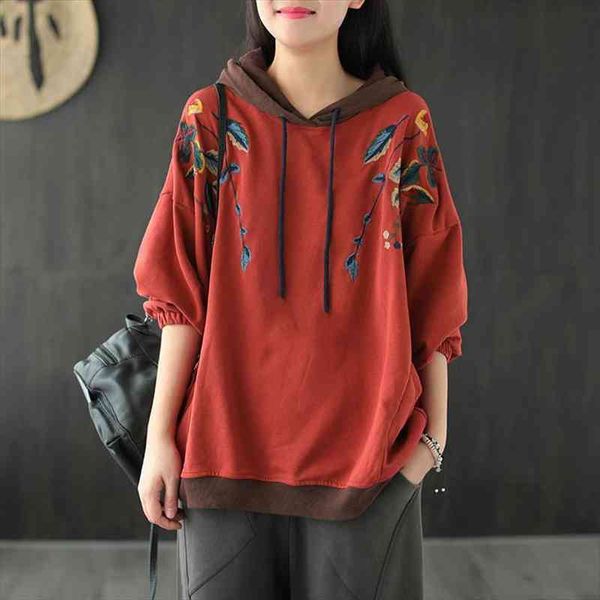 womens vintage sweatshirt oversized plus size embroidery stitch long sleeve sweat-shirt women winter clothes, Black
womens vintage sweatshirt oversized plus size embroidery stitch long sleeve sweat-shirt women winter clothes, Black