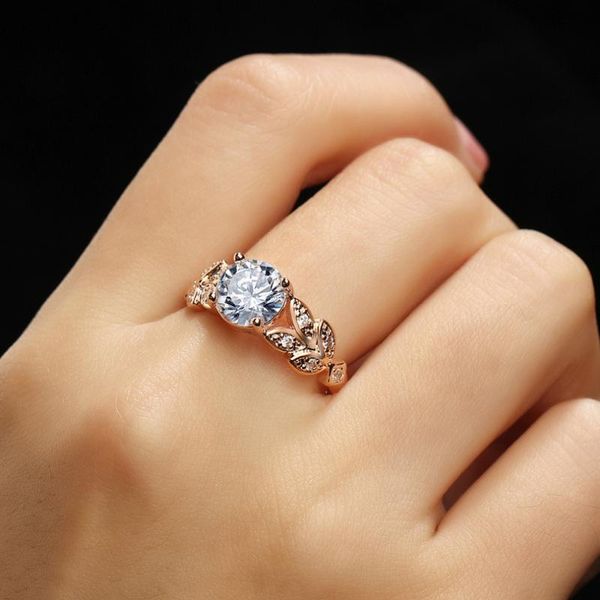 women ultra-flash zircon ring crystal leaf rose gold color engagement rings fashion for wedding, Slivery;golden
women ultra-flash zircon ring crystal leaf rose gold color engagement rings fashion for wedding, Slivery;golden
