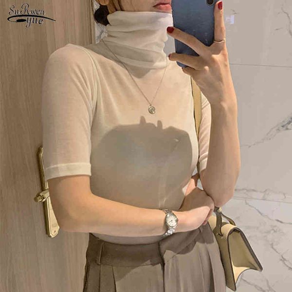 summer white shirt short sleeve slim female blouse office knitted solid casual women blouses s blusas 12874 210508
summer white shirt short sleeve slim female blouse office knitted solid casual women blouses s blusas 12874 210508