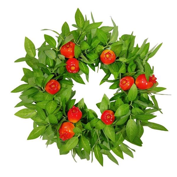 decorative flowers & wreaths artificial pomegranate wreath spring summer for front door wall window wedding party garden home decor
decorative flowers & wreaths artificial pomegranate wreath spring summer for front door wall window wedding party garden home decor