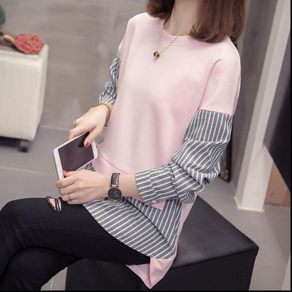 nkandby womens shirts plus size striped patchwork for women spring casual loose long sleeve oversized korean ladies tee, White
nkandby womens shirts plus size striped patchwork for women spring casual loose long sleeve oversized korean ladies tee, White