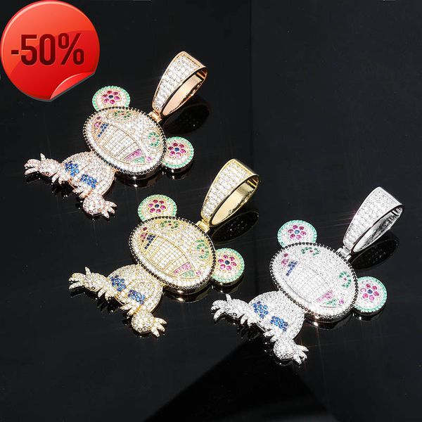 cartoon character cute pendant full of zircon hip hop trendsetter necklace gold australia jewelry, Silver
cartoon character cute pendant full of zircon hip hop trendsetter necklace gold australia jewelry, Silver