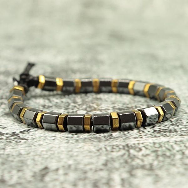 beaded, strands natural stone hematite bracelet men women irregular beads strand braclet adjustable trendy handmade jewelry gift for boyfrie, Black
beaded, strands natural stone hematite bracelet men women irregular beads strand braclet adjustable trendy handmade jewelry gift for boyfrie, Black