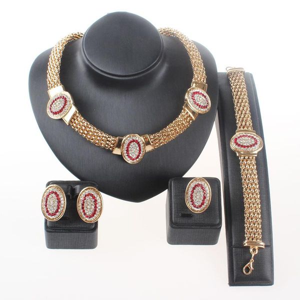 earrings & necklace fashion dubai gold color clear rhinestone set african beads jewelry sets for women wedding bridal, Silver
earrings & necklace fashion dubai gold color clear rhinestone set african beads jewelry sets for women wedding bridal, Silver