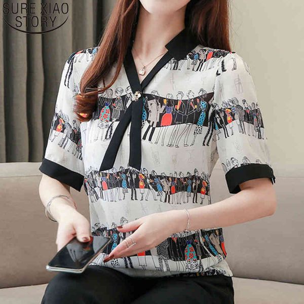 silk shirts women summer plus size elegant character print spliced half sleeve tie womens and blouses 9464 210417, White
silk shirts women summer plus size elegant character print spliced half sleeve tie womens and blouses 9464 210417, White