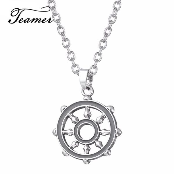teamer wheel sliver slavic amulet punk pendant norse occult symbol germanic men necklace necklaces, Silver
teamer wheel sliver slavic amulet punk pendant norse occult symbol germanic men necklace necklaces, Silver