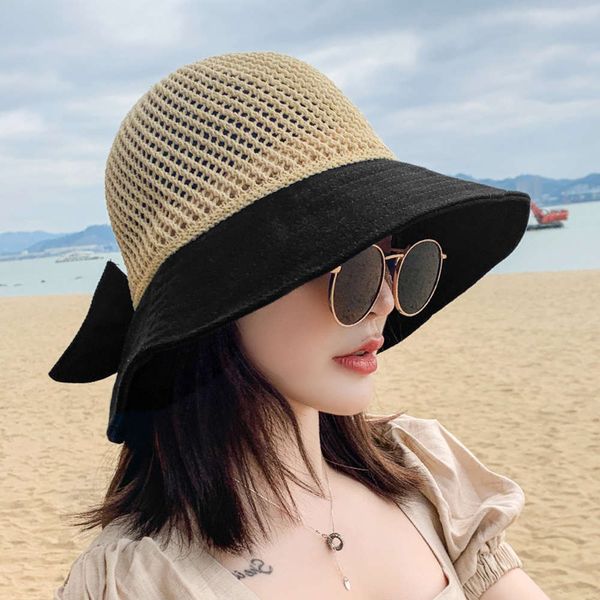 sun hat female summer foldable small edge net fisherman's sun hollow sand woven straw hat, Blue;gray
sun hat female summer foldable small edge net fisherman's sun hollow sand woven straw hat, Blue;gray