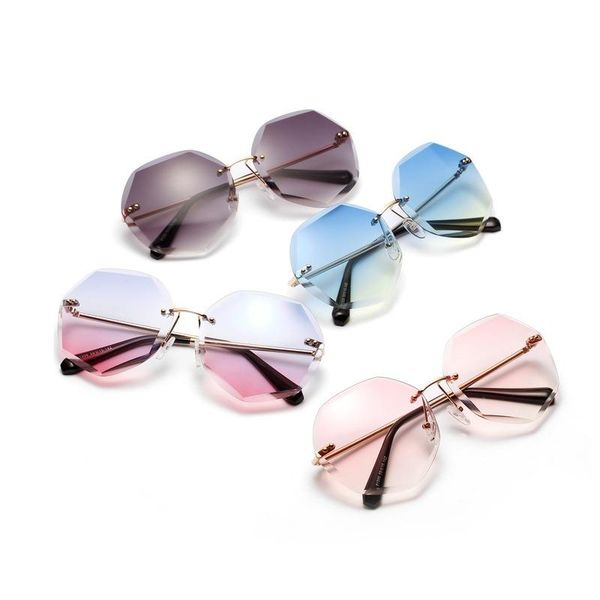 sunglasses abay luxury rhinestone rimless women trimmed ocean water lens metal eyewear lady camping hiking polygon uv400 oculos, White;black
sunglasses abay luxury rhinestone rimless women trimmed ocean water lens metal eyewear lady camping hiking polygon uv400 oculos, White;black