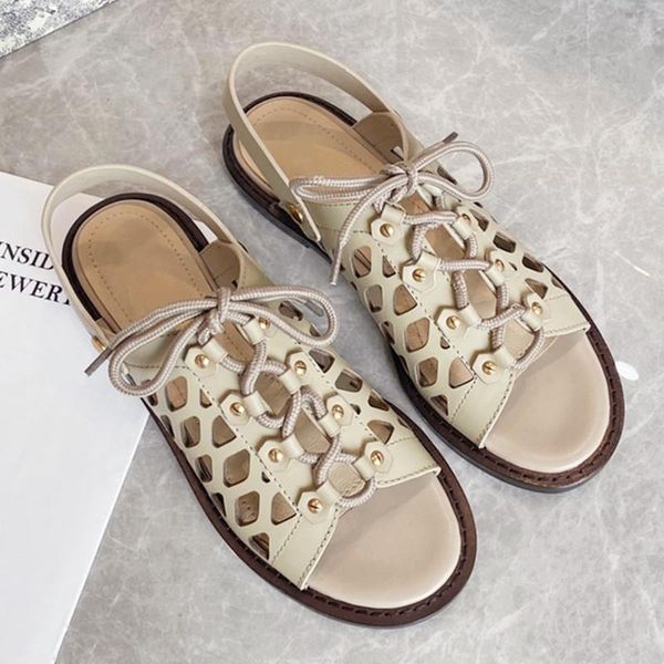 sandals summer hollow woman cross tied shoes women solid round toe flats fashion concise ladies, Black
sandals summer hollow woman cross tied shoes women solid round toe flats fashion concise ladies, Black