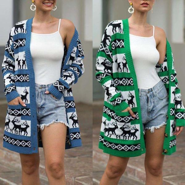 women's knits & tees green plus size cardigan christmas knitted sweater jacket fall winter korean fashion button pocket long harajuku, White
women's knits & tees green plus size cardigan christmas knitted sweater jacket fall winter korean fashion button pocket long harajuku, White